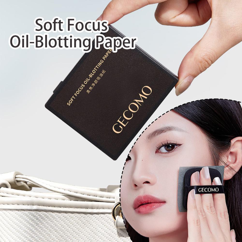 Skincare Oily Skin - 100PCS/Set Oil-absorbing Paper With Case &Puff