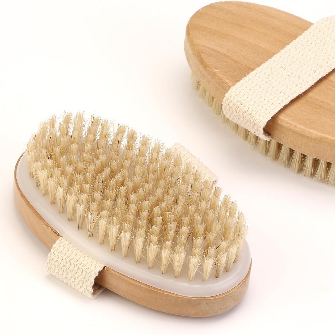 Skincare Oily Skin - Wooden Bristle Body Brush Natural Wet