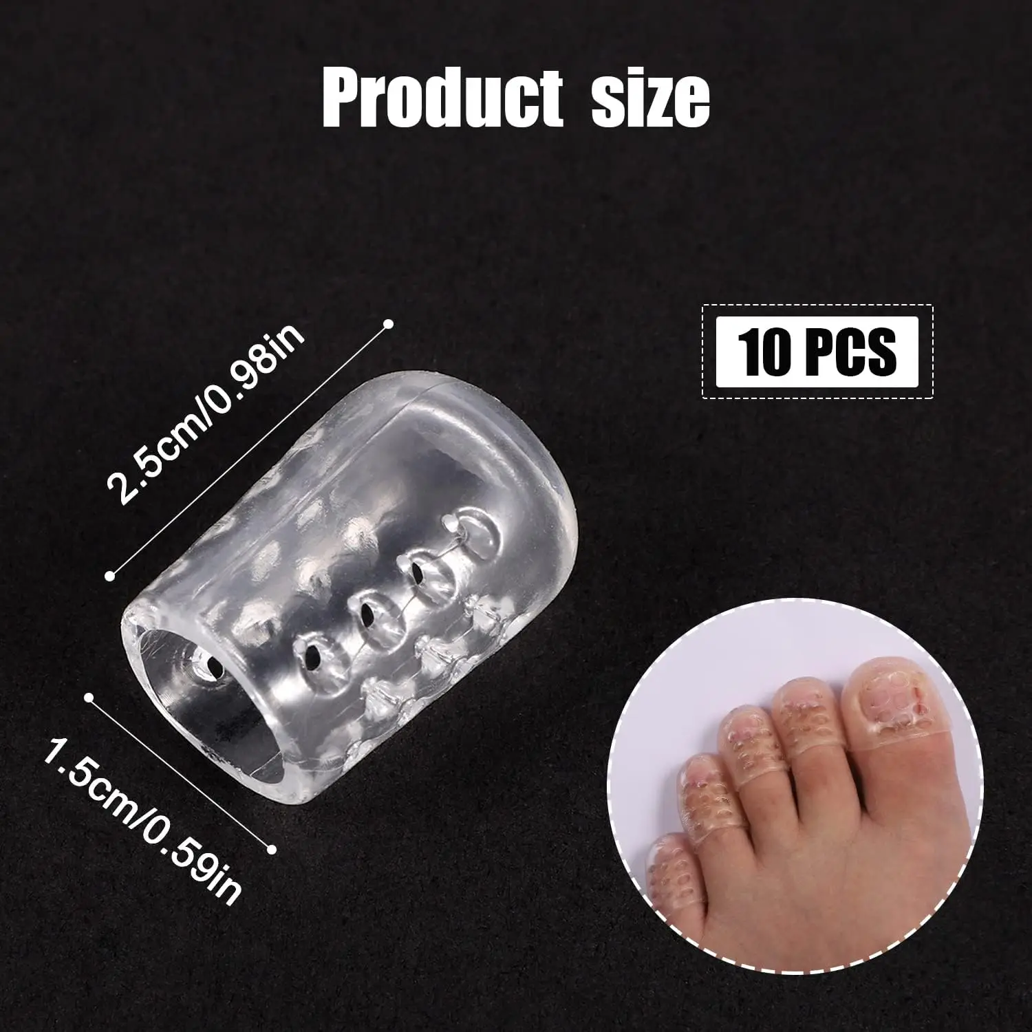 5/10/15/20/30pcs Toe Protector - Skincare Oily Skin recension och pris
