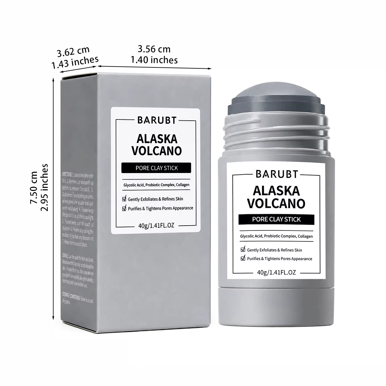 Alaska Volcano Pore Clay Stick - Skincare Oily Skin recension och pris