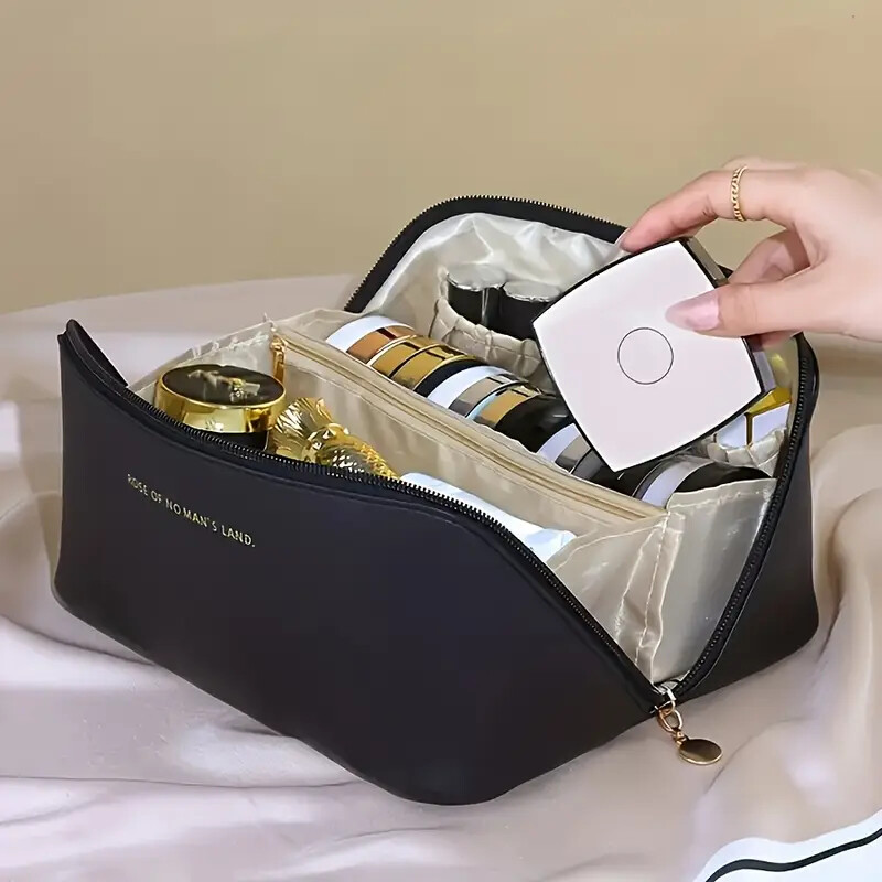 Makeup Bag Portable Large Capa - Skincare Oily Skin recension och pris