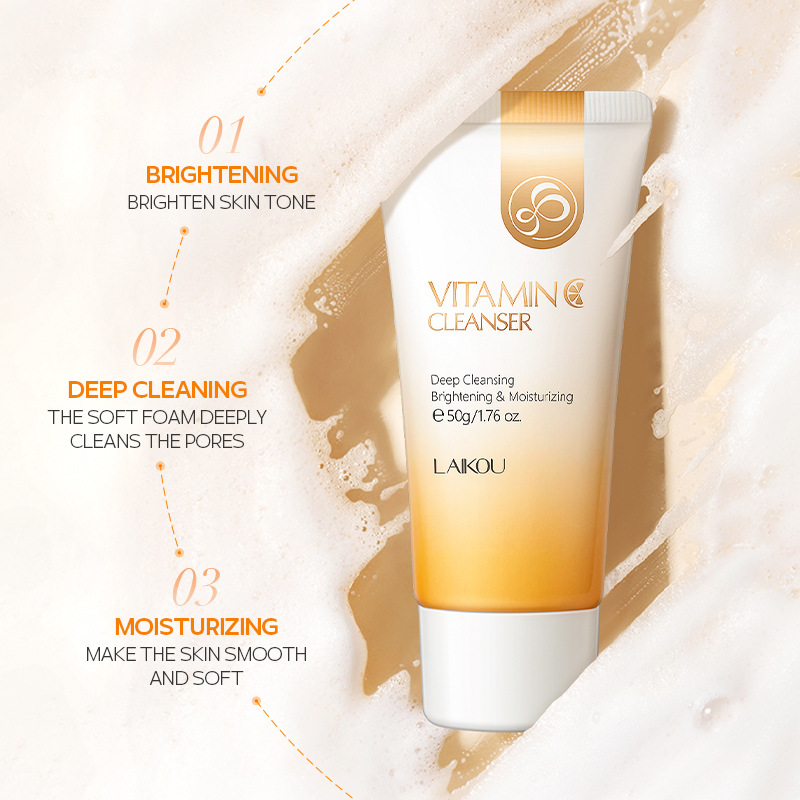 LAIKOU 50g Vitamin C Facial Cl - Salicylic Acid Cleanser recension och pris