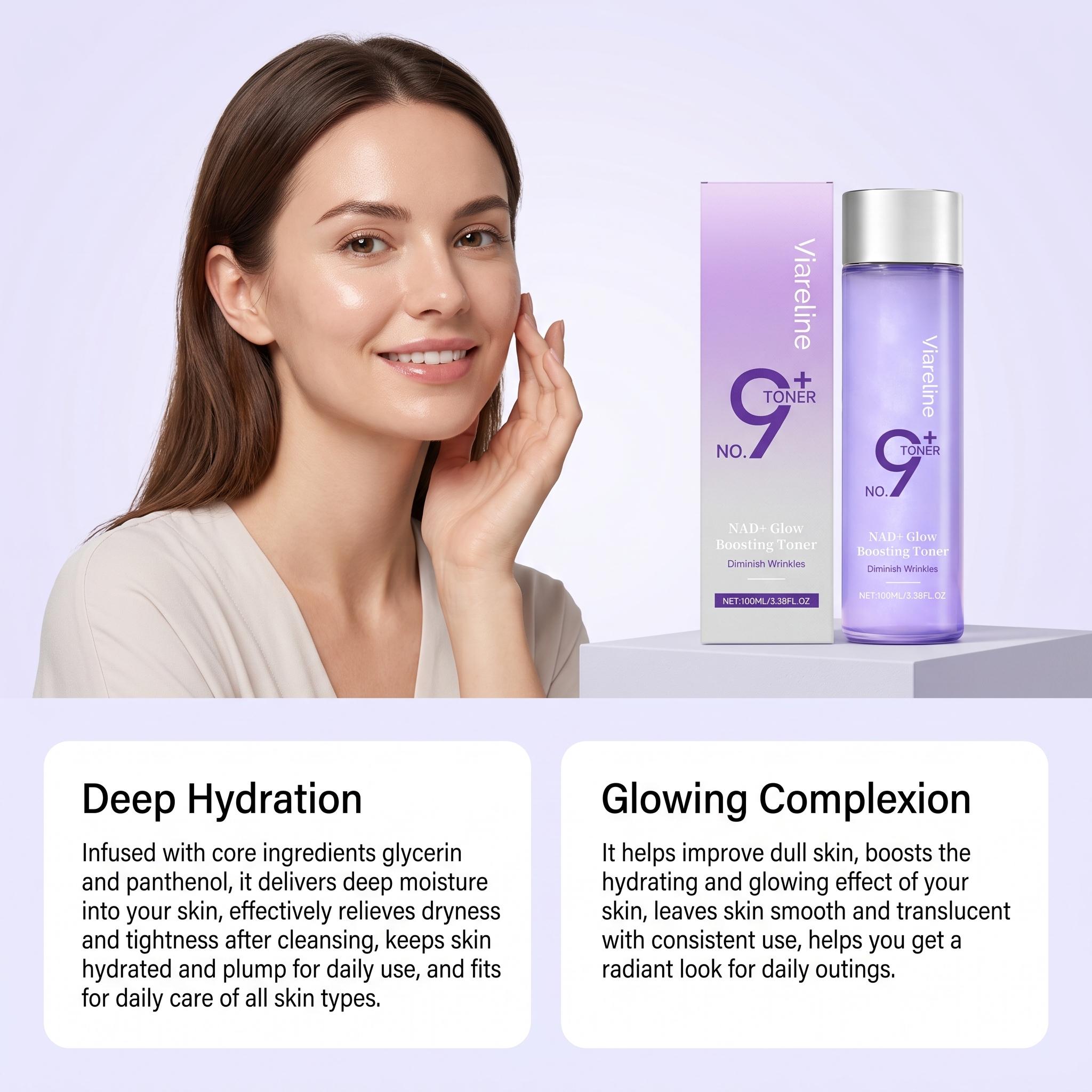 Viareline NAD+PDRN Toner Glow  - Skincare Oily Skin recension och pris