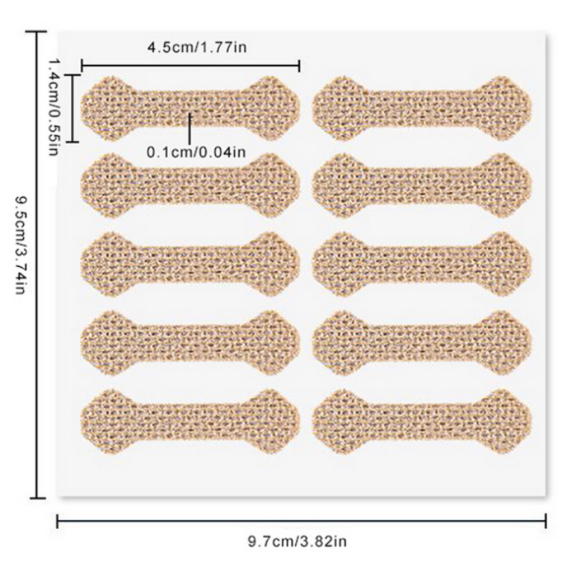 10-100Pcs Adhesive Toenail Pat - Skincare Oily Skin recension och pris