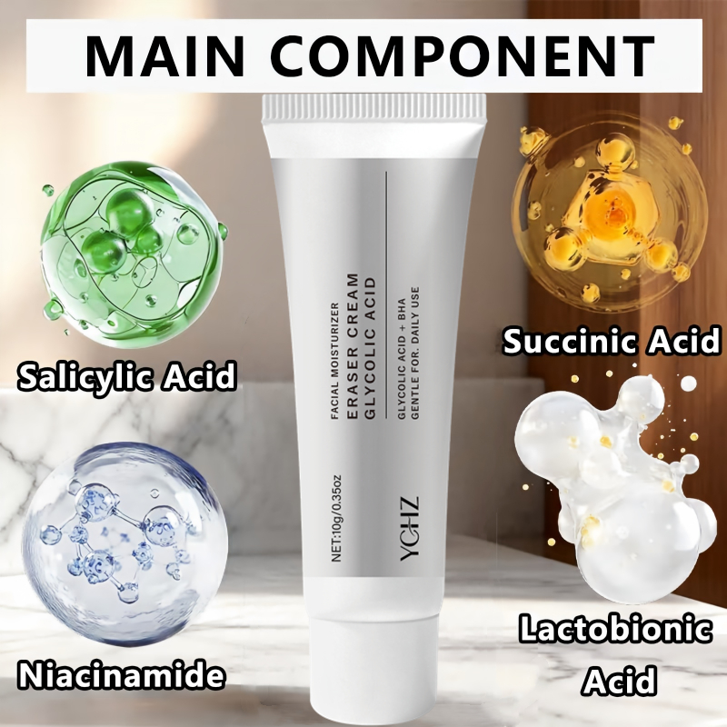 Moisturizing Gel Cream Contain - Glycolic Acid Exfoliant recension och pris